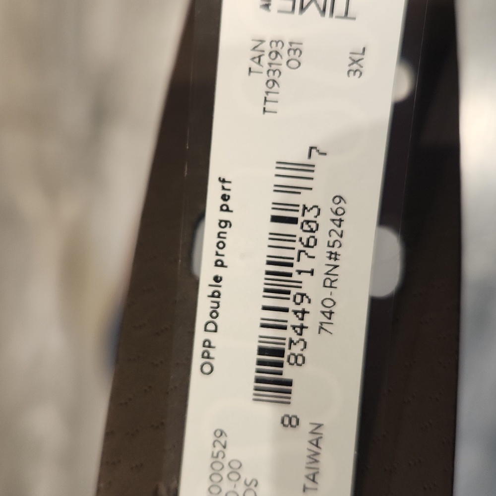 NWT Time & Tru Women's sz 3XL Dbl prong Belt - Picture 4 of 5